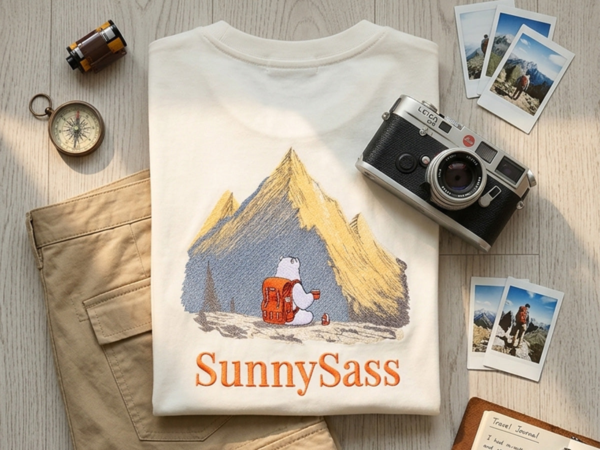 Custom embroidered streetwear luxury hand stitched quality detail