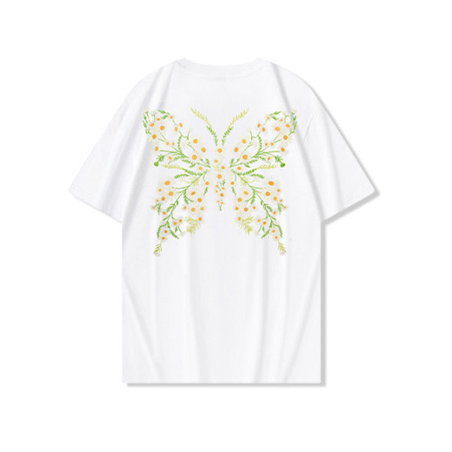 Blossoming Love — Su-Embroidered UV-Reactive T-Shirt - SunnySass