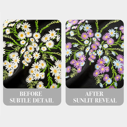 Blossoming Love — Su-Embroidered UV-Reactive T-Shirt - SunnySass