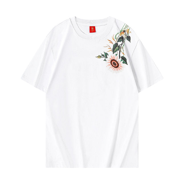 Sunward Growth — Su-Embroidered UV-Reactive T-Shirt - SunnySass