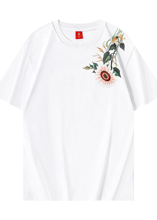 Sunward Growth — Su-Embroidered UV-Reactive T-Shirt - SunnySass