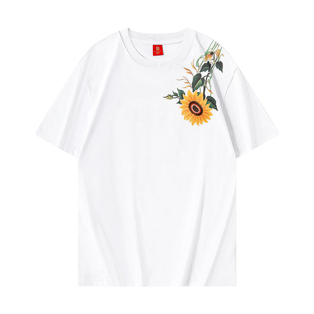 Sunward Growth — Su-Embroidered UV-Reactive T-Shirt - SunnySass