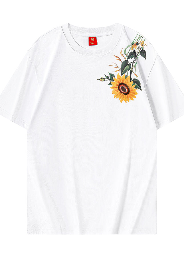 Sunward Growth — Su-Embroidered UV-Reactive T-Shirt - SunnySass