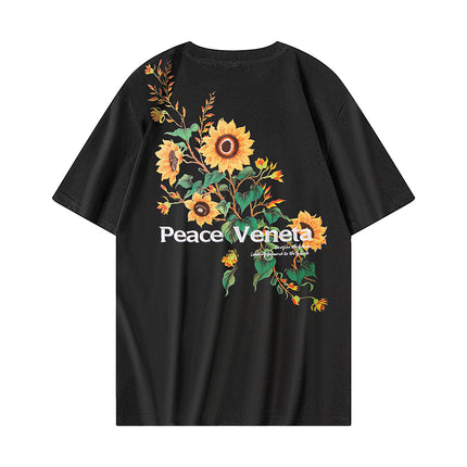 Sunward Growth — Su-Embroidered UV-Reactive T-Shirt - SunnySass